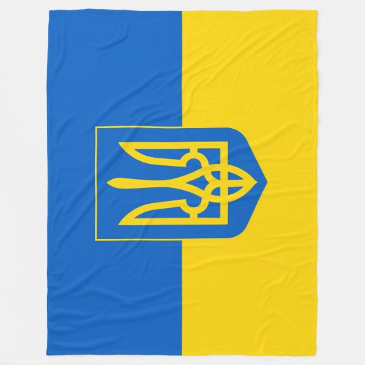 Ukraine Fleecedecke (Vorderseite)