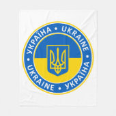 Ukraine Fleecedecke (Vorderseite)