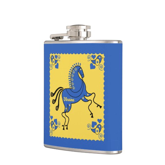 Ukraine Folkkunst Flachmann (Links)
