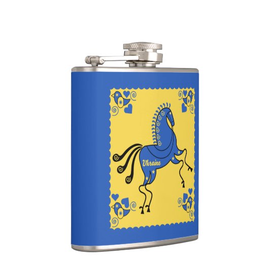 Ukraine Folkkunst Flachmann (Rechts)