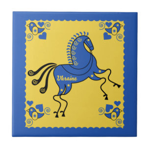 Ukraine Folkkunst Fliese