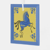 Ukraine Folkkunst Ornament Aus Glas (Vorderseite links)