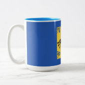 Ukraine Folkkunst Zweifarbige Tasse (Links)