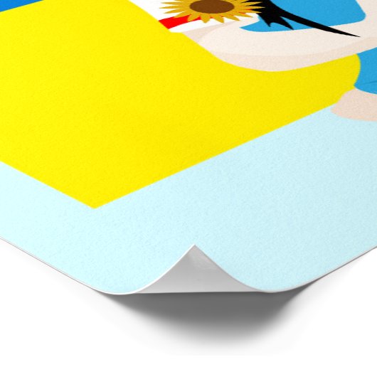 Ukraine Frauen Poster (Ecke)