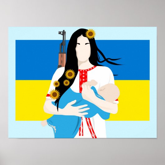 Ukraine Frauen Poster (Vorne)