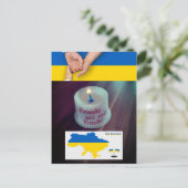 Ukraine Friede sei mit euch Postkarte (Stehend Vorderseite)