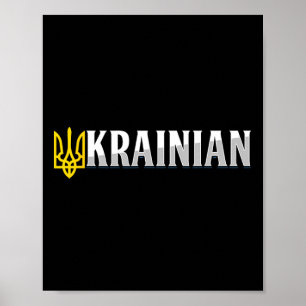 Ukraine Frieden Heimat Flagge Ukrainisch Ukrainisc Poster