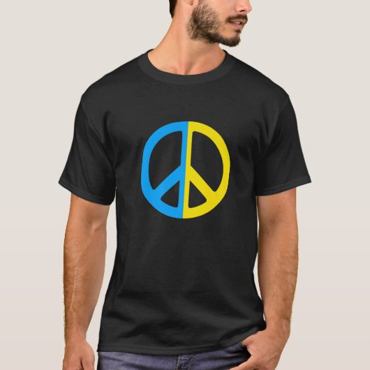 Ukraine Frieden I Stand mit der Ukraine T-Shirt (Vorderseite)