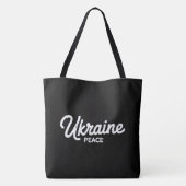 Ukraine Frieden Tasche (Rückseite)