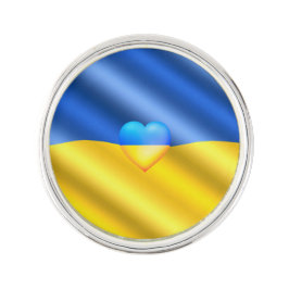 Ukraine - Frieden - ukrainische Flagge - Freiheit Anstecknadel