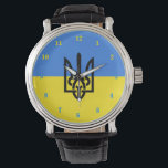 Ukraine - Frieden - ukrainische Flagge - Freiheit Armbanduhr<br><div class="desc">Ukraine - Frieden - ukrainische Flagge - Unterstützung der Freiheit ! Machen wir die Welt zu einem besseren Ort - alle zusammen! Eine bessere Welt beginnt - abhängig - braucht Ihr auch! Sie können auf mehr als 1000 Zazzle-Produkte übertragen. Ändern Sie die Größe und verschieben oder entfernen und fügen Sie...</div>