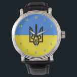 Ukraine - Frieden - ukrainische Flagge - Freiheit Armbanduhr<br><div class="desc">Ukraine - Frieden - ukrainische Flagge - Unterstützung der Freiheit ! Machen wir die Welt zu einem besseren Ort - alle zusammen! Eine bessere Welt beginnt - abhängig - braucht Ihr auch! Sie können auf mehr als 1000 Zazzle-Produkte übertragen. Ändern Sie die Größe und verschieben oder entfernen und fügen Sie...</div>
