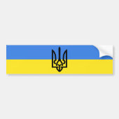 Ukraine - Frieden - ukrainische Flagge - Freiheit Autoaufkleber (Vorne)