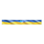 Ukraine - Frieden - ukrainische Flagge - Freiheit Satinband (Vorderseite)