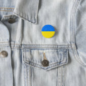 Ukraine - Frieden - ukrainische Flagge - Unterstüt Button (Beispiel)