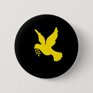 Ukraine Friedens Taube Bete Für Ukraine Flagge Kos Button