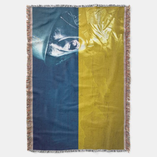 Ukraine Friedenssoldat im Krieg Decke (Vorderseite Vertikal)
