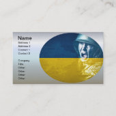 Ukraine Friedenssoldat im Krieg Visitenkarte (Vorderseite)