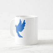 Ukraine Friedenstaube Kaffeetasse (Vorderseite Links)