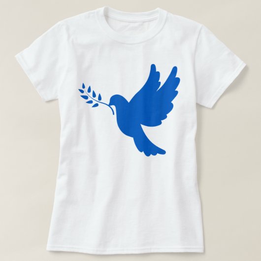 Ukraine Friedenstaube T-Shirt (Design vorne)
