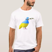 Ukraine - Friedenstruppe - ukrainische Flagge - Fr T-Shirt (Vorderseite)