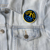 Ukraine - Friedenszeichen für Ukraine Button (Beispiel)