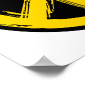 Ukraine - Friedenszeichen für Ukraine Poster (Ecke)