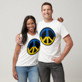 Ukraine - Friedenszeichen für Ukraine T-Shirt (Unisex)