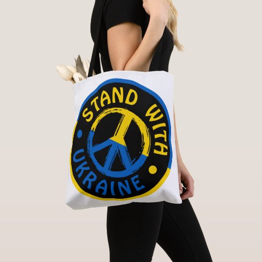 Ukraine - Friedenszeichen für Ukraine Tasche (Von Nahem)