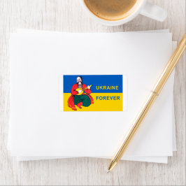 Ukraine für immer adressaufkleber