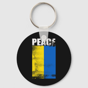 Ukraine Für Männer Flagge Frieden Steht Mit Unkrai Schlüsselanhänger