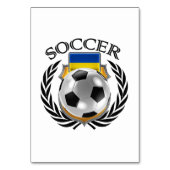 Ukraine Fußball 2016 Fangerät Tischnummer (Vorderseite)