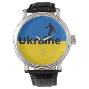 Ukraine Fußball Armbanduhr
