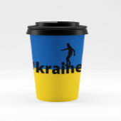 Ukraine Fußball Pappbecher