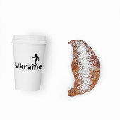 Ukraine Fußball Pappbecher
