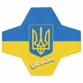 Ukraine Fußball und Ukrainische Flagge / Sport (Flach)