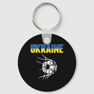 Ukraine Fußballfans Trikot - Ukrainische Flagge Fo Schlüsselanhänger