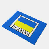 Ukraine Fußmatte (Schrägansicht)