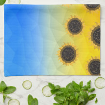Ukraine Gelbe Geometrie Maschenmuster Blume