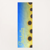 Ukraine Geometrie Mesh Sonnenblumen Individuelle N Yogamatte (Vorderseite)