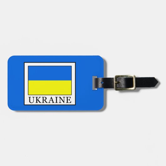 Ukraine Gepäckanhänger (Vorderseite horizontal)