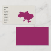 Ukraine - Geschäft Visitenkarte (Vorne/Hinten)