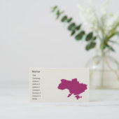 Ukraine - Geschäft Visitenkarte (Stehend Vorderseite)