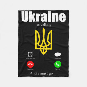 Ukraine Geschenkflagge Ukraini Kiew Ukrainisch Ukr Fleecedecke
