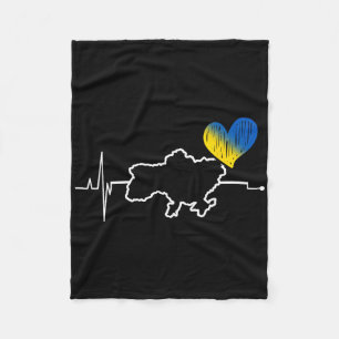 Ukraine Geschenkflagge Ukraini Kiew Ukrainisch Ukr Fleecedecke