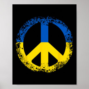 Ukraine Geschenkflagge Ukraini Kiew Ukrainisch Ukr Poster