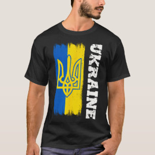 Ukraine Geschenkflagge Ukraini Kiew Ukrainisch Ukr T-Shirt
