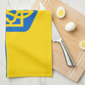 Ukraine Geschirrtuch (Viertel Falte)