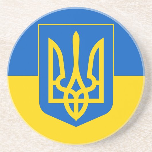 Ukraine Getränkeuntersetzer (Vorne)