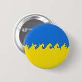 Ukraine - Gnadenflagge Button (Vorne & Hinten)